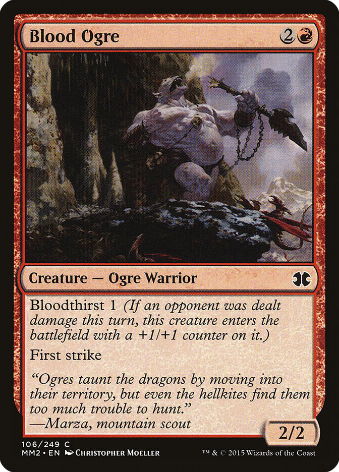 Blood Ogre [Modern Masters 2015] | Black Swamp Games