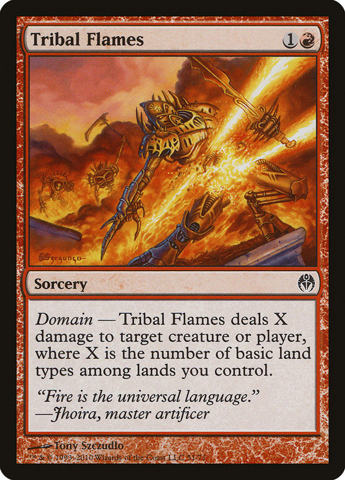 Tribal Flames [Duel Decks: Phyrexia vs. the Coalition] | Black Swamp Games