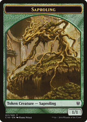 Saproling (016) // Saproling (017) Double-Sided Token [Commander 2016 Tokens] | Black Swamp Games
