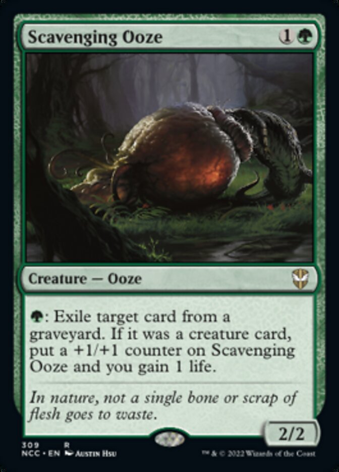 Scavenging Ooze [Streets of New Capenna Commander] | Black Swamp Games