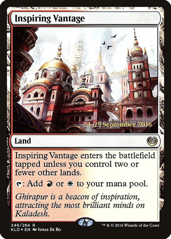 Inspiring Vantage [Kaladesh Prerelease Promos] | Black Swamp Games