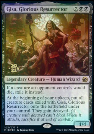 Gisa, Glorious Resurrector [Innistrad: Midnight Hunt Prerelease Promos] | Black Swamp Games