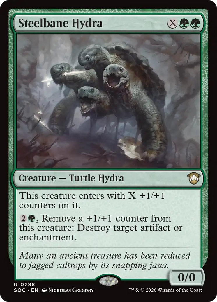Steelbane Hydra [Secrets of Strixhaven Commander] | Black Swamp Games