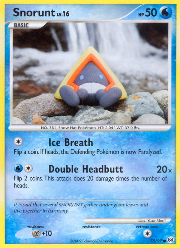 Snorunt (75/99) [Platinum: Arceus] | Black Swamp Games