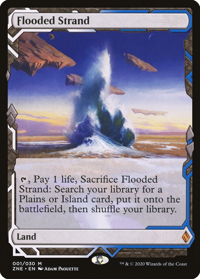 Flooded Strand (Expeditions) [Zendikar Rising Expeditions] | Black Swamp Games