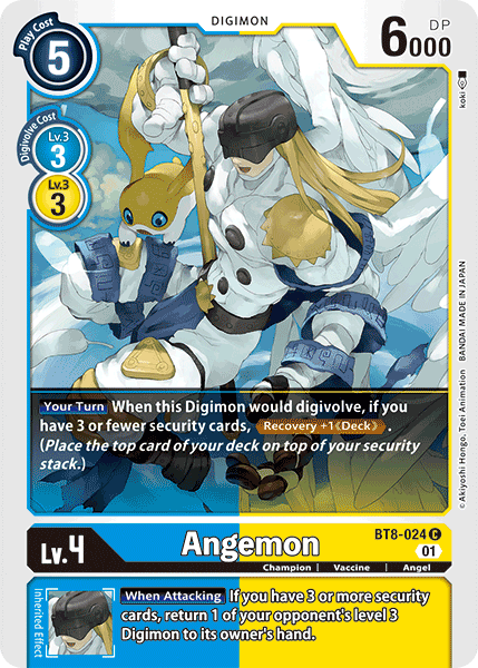 Angemon [BT8-024] [New Awakening] | Black Swamp Games