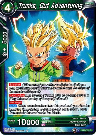 Trunks, Out Adventuring (BT7-059) [Assault of the Saiyans] | Black Swamp Games