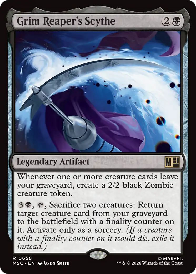 Grim Reaper's Scythe [Marvel Super Heroes Commander] | Black Swamp Games
