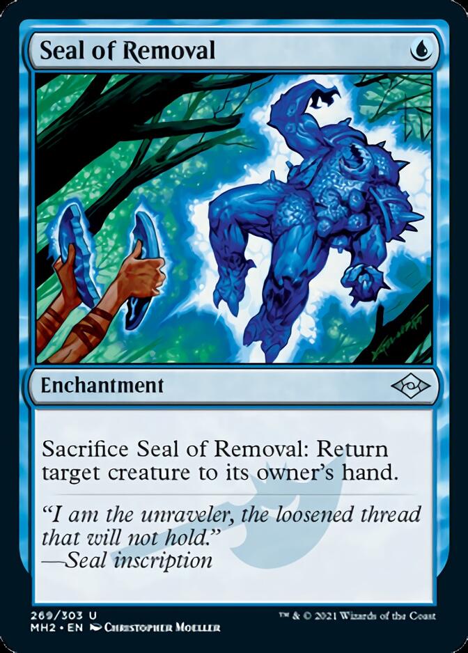 Seal of Removal (Foil Etched) [Modern Horizons 2] | Black Swamp Games