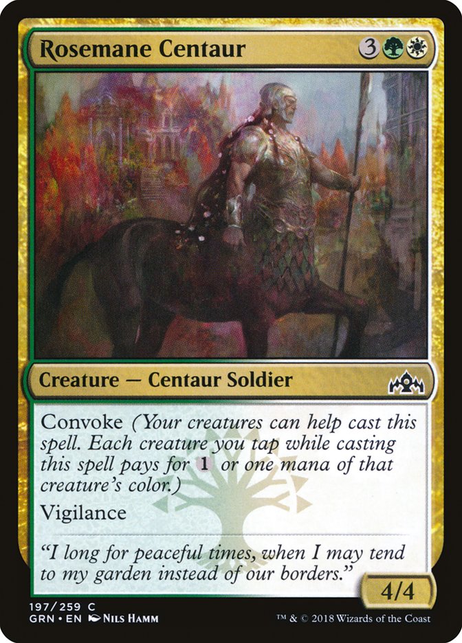 Rosemane Centaur [Guilds of Ravnica] | Black Swamp Games