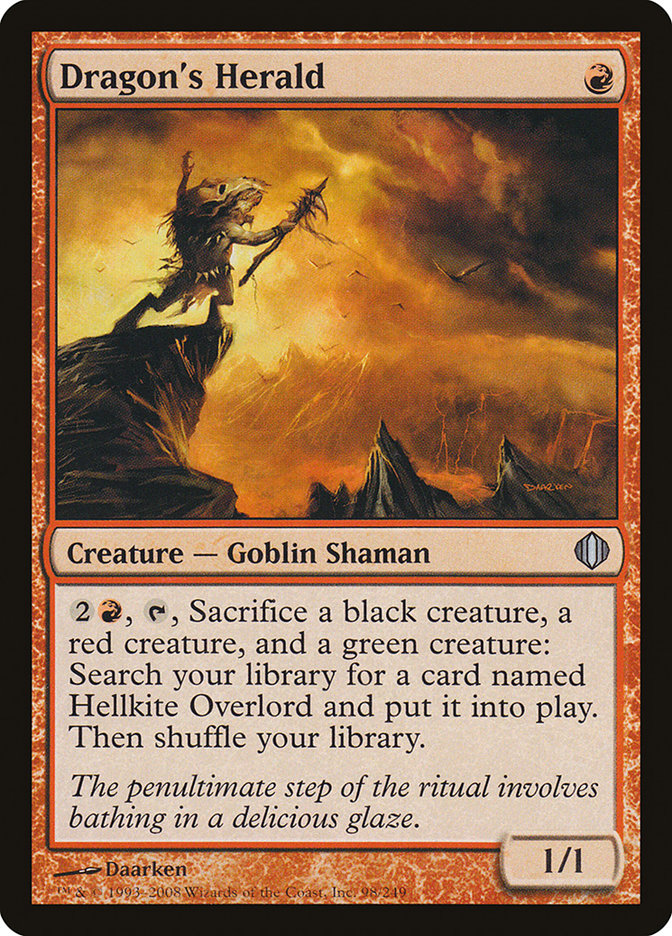 Dragon's Herald [Shards of Alara] | Black Swamp Games