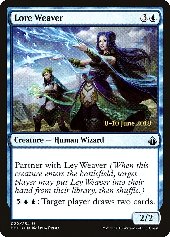 Lore Weaver [Battlebond Prerelease Promos] | Black Swamp Games