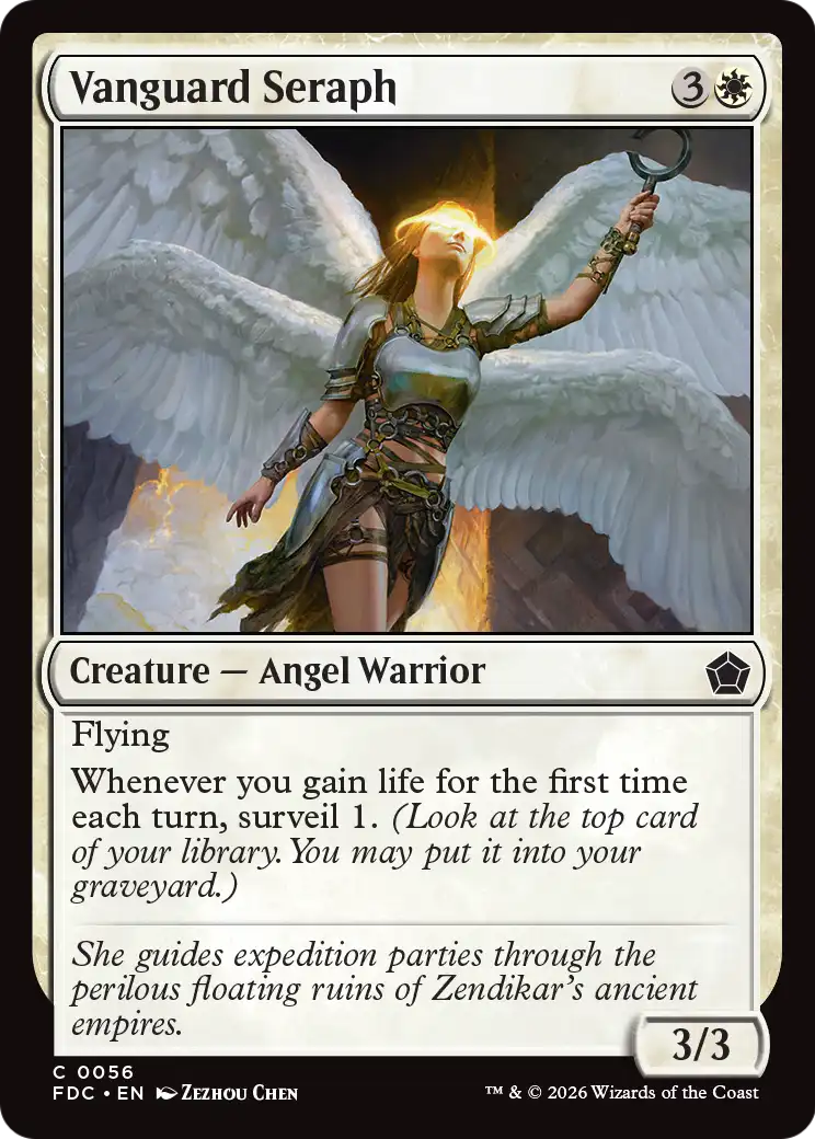 Vanguard Seraph [Foundations Commander] | Black Swamp Games