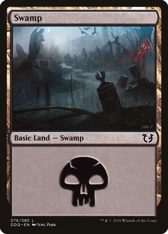 Swamp (76) [Duel Decks: Blessed vs. Cursed] | Black Swamp Games