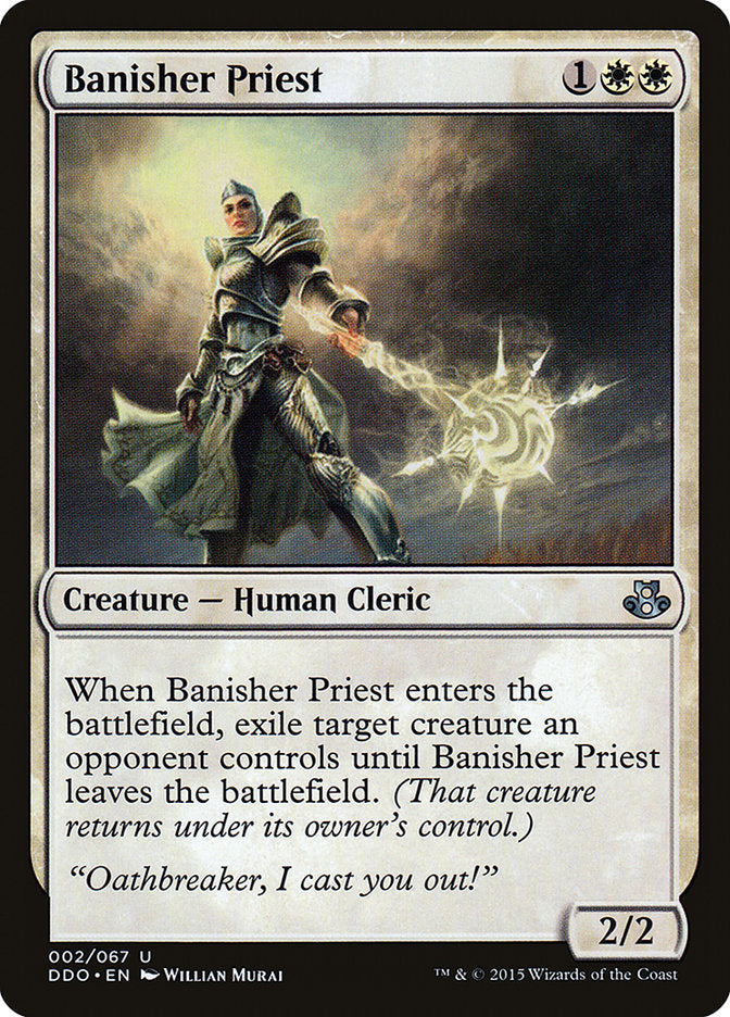 Banisher Priest [Duel Decks: Elspeth vs. Kiora] | Black Swamp Games