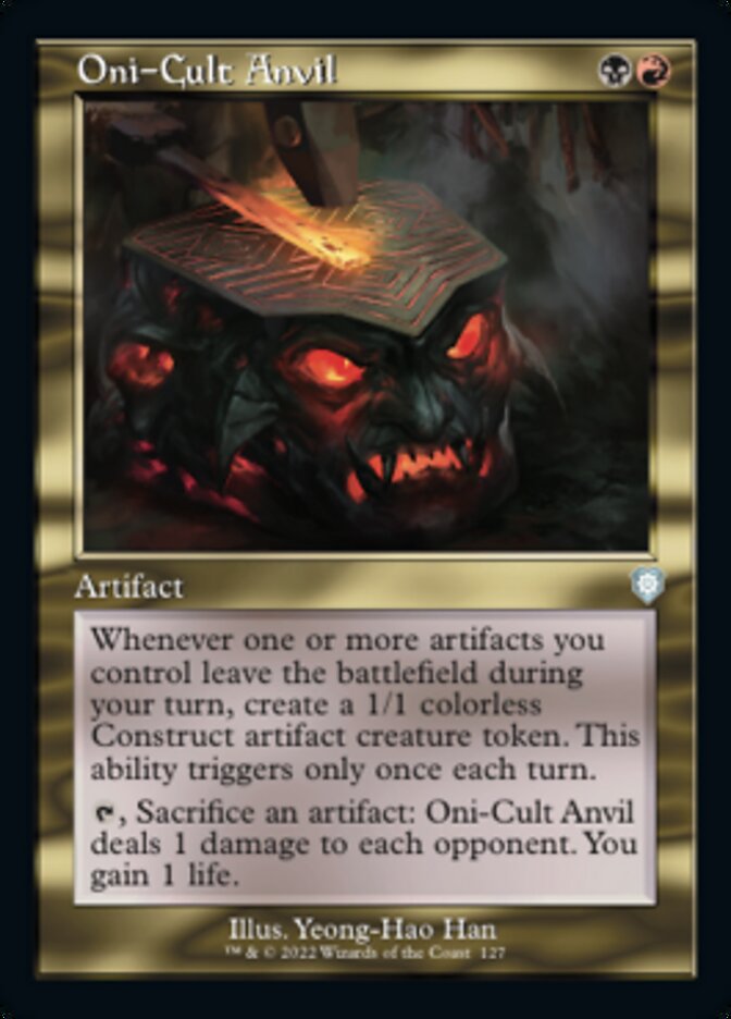 Oni-Cult Anvil (Retro) [The Brothers' War Commander] | Black Swamp Games