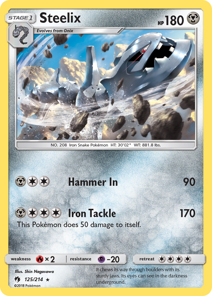 Steelix (125/214) [Sun & Moon: Lost Thunder] | Black Swamp Games