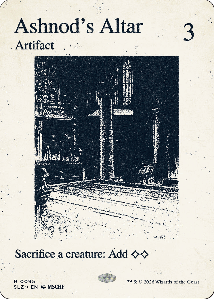 Ashnod's Altar (0095) [Secret Lair x MSCHF: The Zeta Set] | Black Swamp Games