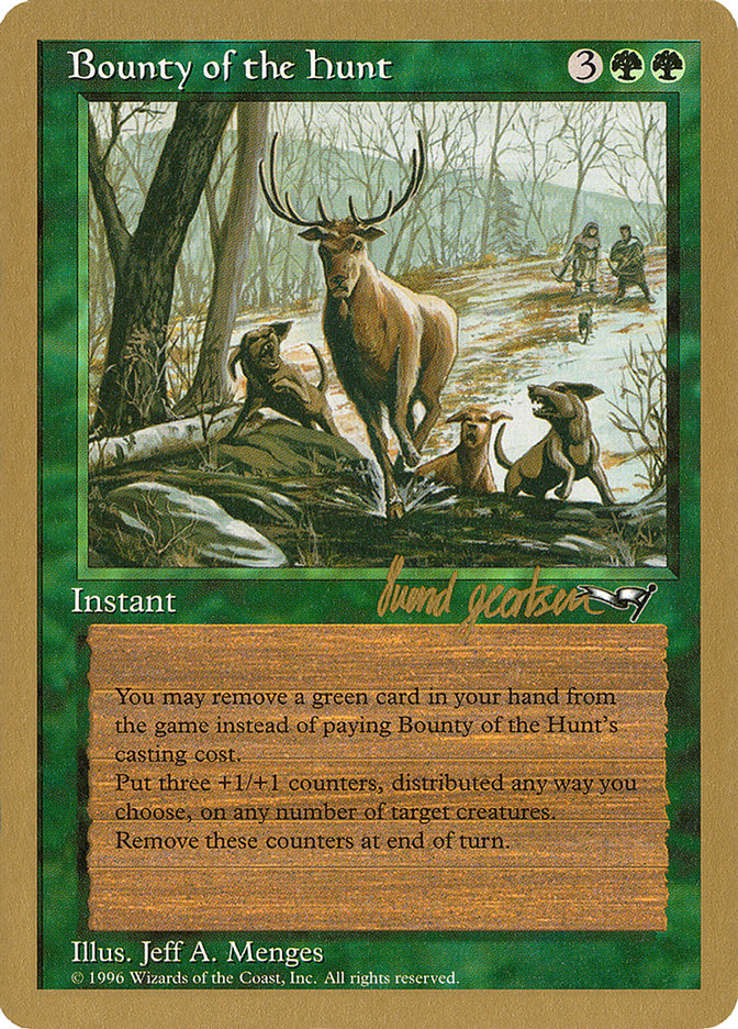 Bounty of the Hunt (Svend Geertsen) [World Championship Decks 1997] | Black Swamp Games