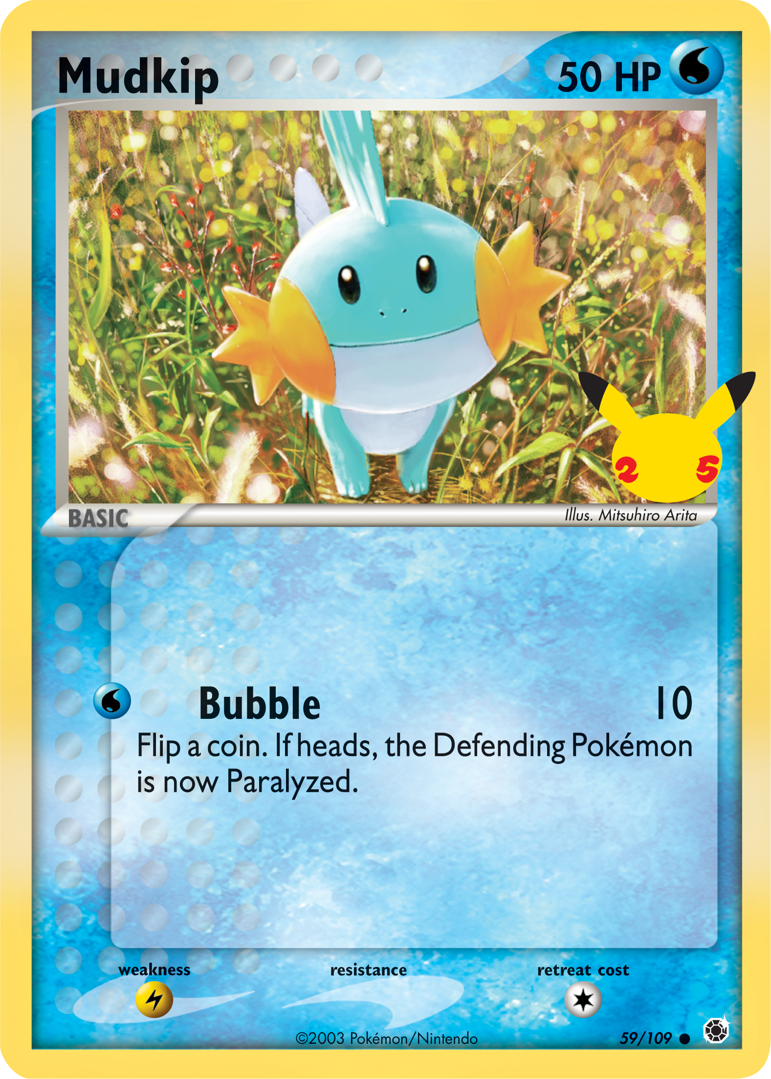 Mudkip (59/109) (Jumbo Card) [First Partner Pack] | Black Swamp Games