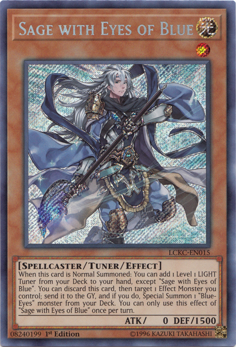 Sage with Eyes of Blue [LCKC-EN015] Secret Rare | Black Swamp Games
