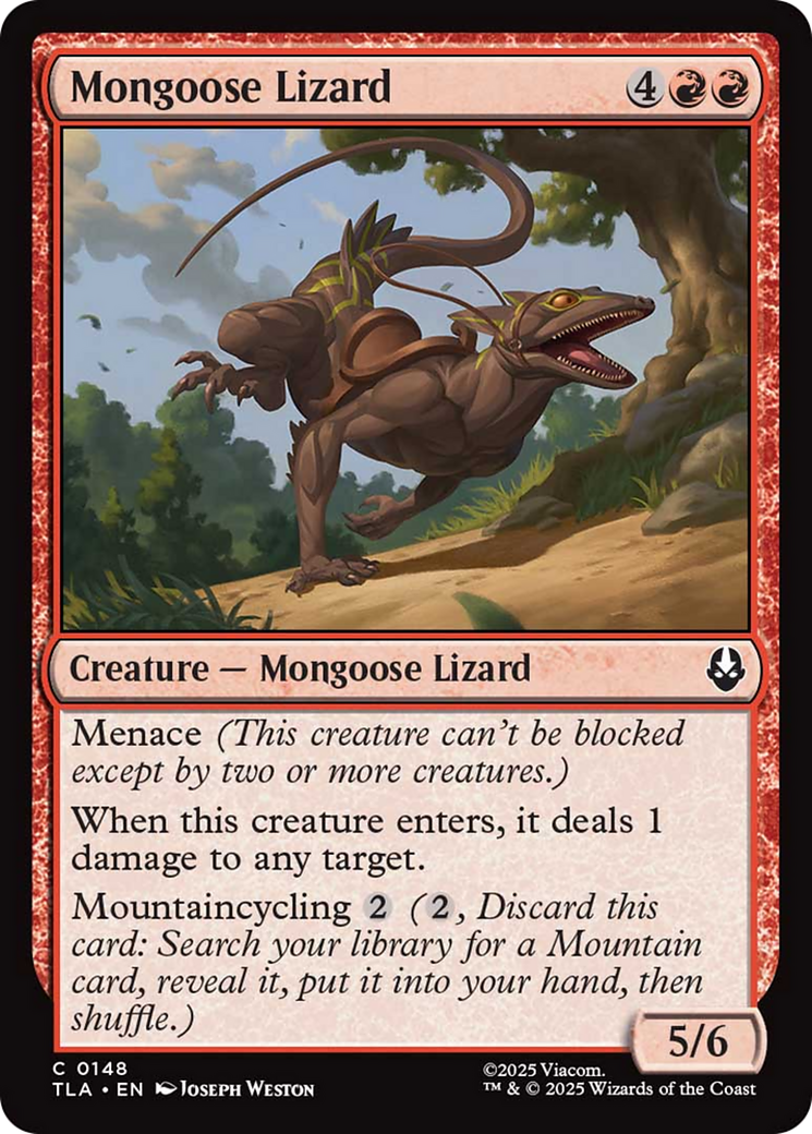 Mongoose Lizard [Avatar: The Last Airbender] | Black Swamp Games