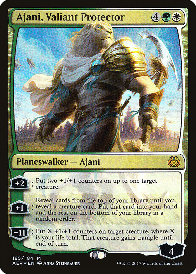 Ajani, Valiant Protector [Aether Revolt] | Black Swamp Games