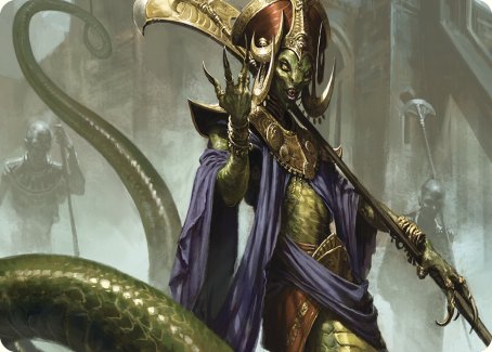 Sidisi, Brood Tyrant Art Card [Commander Masters Art Series] | Black Swamp Games