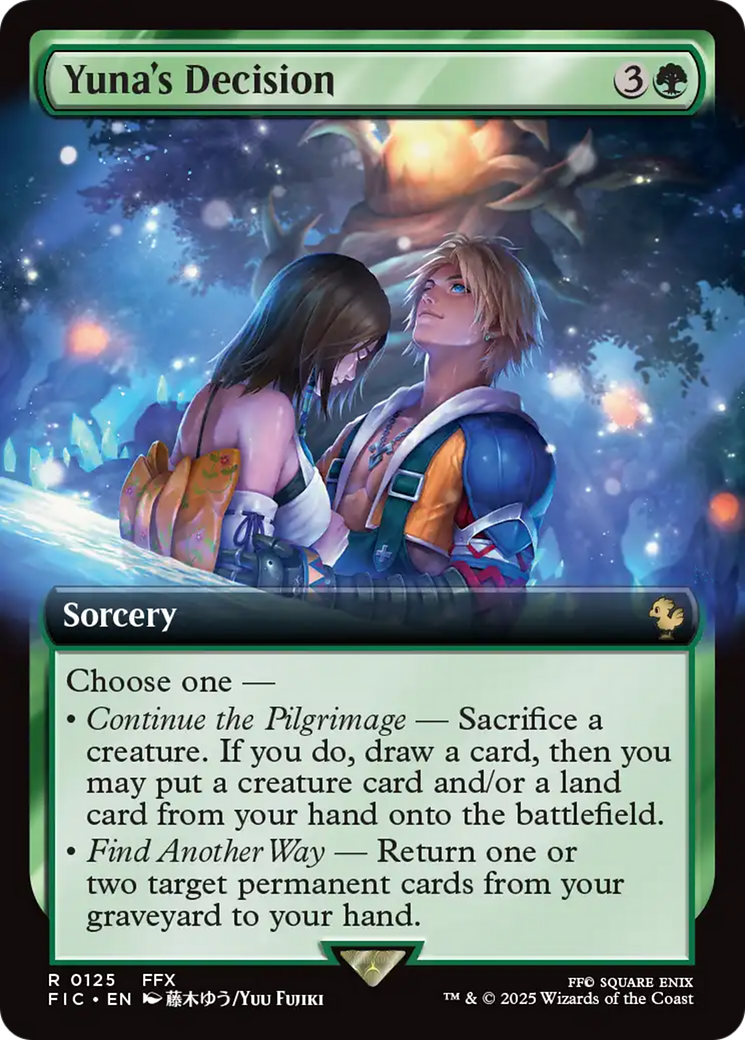 Yuna's Decision (Extended Art) [FINAL FANTASY Commander] | Black Swamp Games
