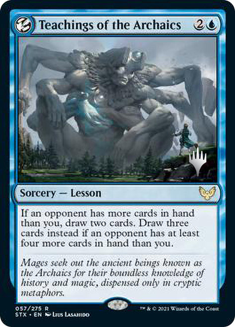 Teachings of the Archaics (Promo Pack) [Strixhaven: School of Mages Promos] | Black Swamp Games