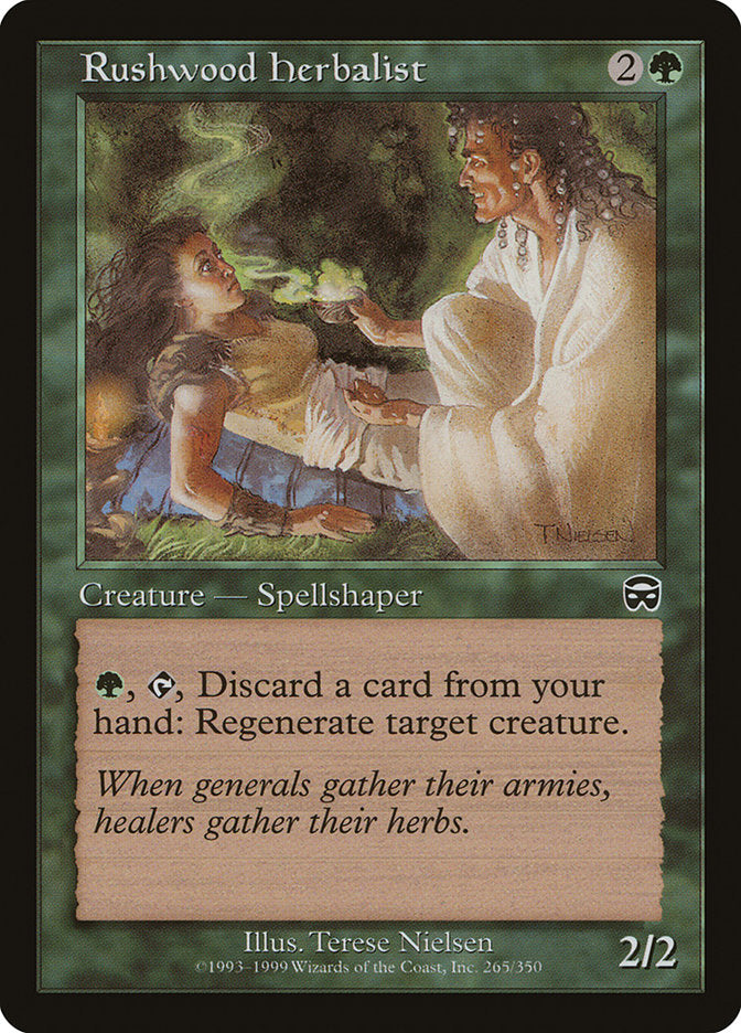 Rushwood Herbalist [Mercadian Masques] | Black Swamp Games