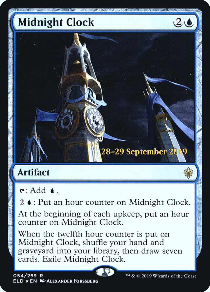 Midnight Clock [Throne of Eldraine Prerelease Promos] | Black Swamp Games