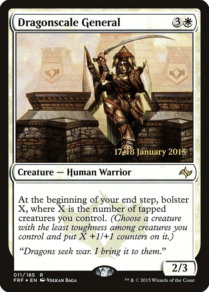 Dragonscale General [Fate Reforged Prerelease Promos] | Black Swamp Games