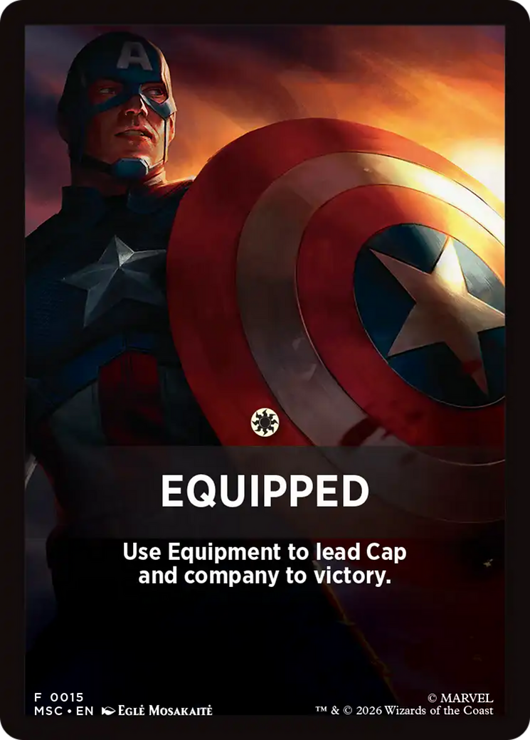 Equipped Theme Card [Marvel Super Heroes Commander] | Black Swamp Games