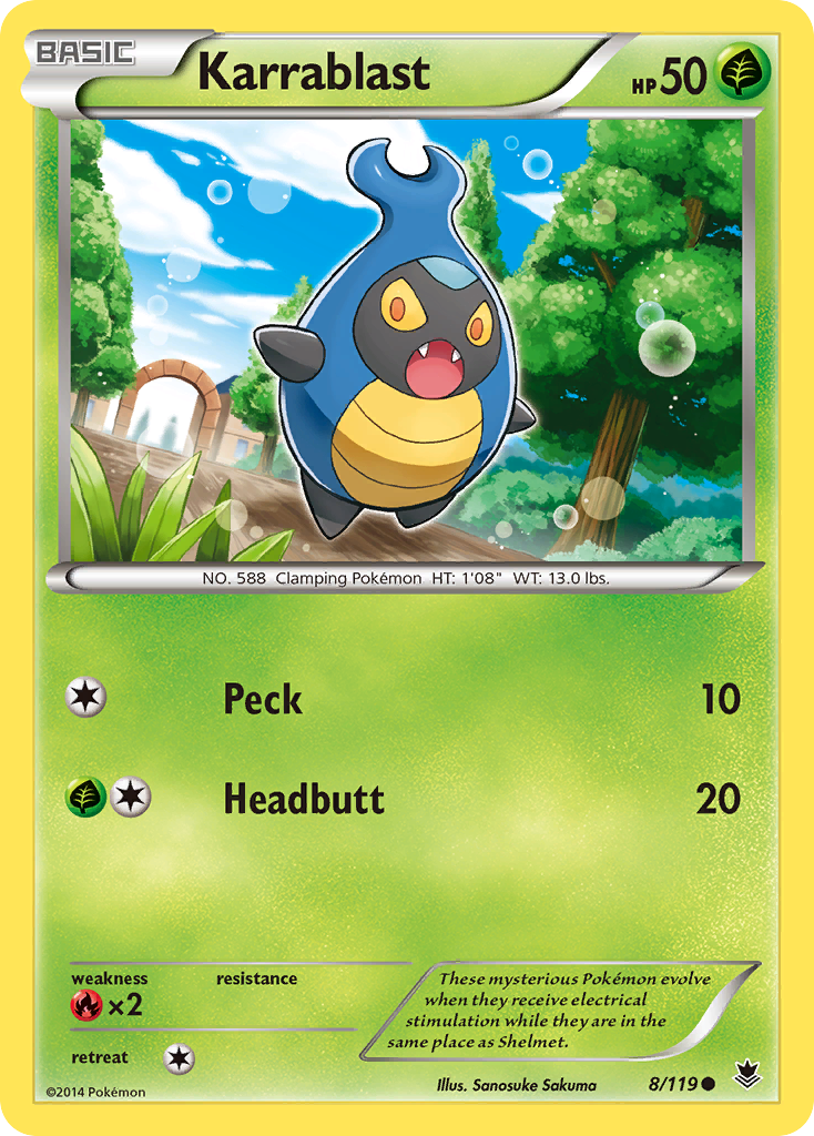 Karrablast (8/119) [XY: Phantom Forces] | Black Swamp Games