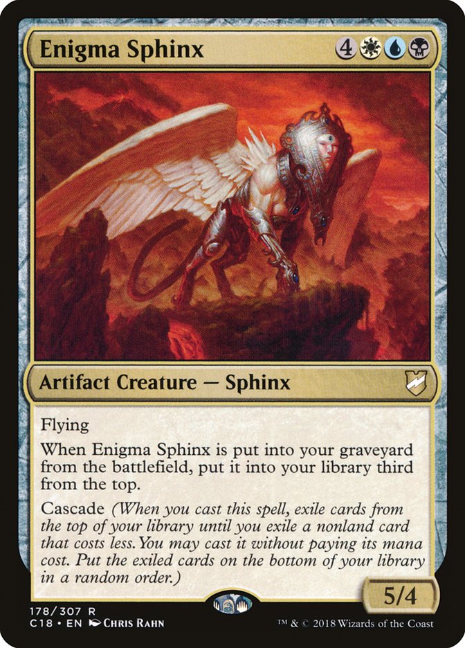 Enigma Sphinx [Commander 2018] | Black Swamp Games