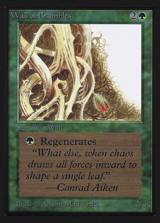 Wall of Brambles [International Collectors' Edition] | Black Swamp Games