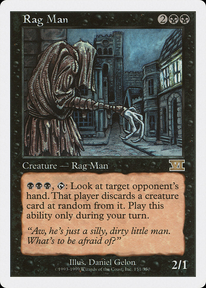 Rag Man [Classic Sixth Edition] | Black Swamp Games