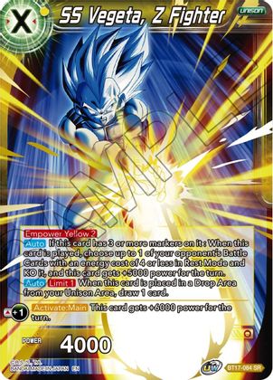 SS Vegeta, Z Fighter (BT17-084) [Ultimate Squad] | Black Swamp Games