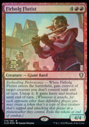 Firbolg Flutist [Commander Legends: Battle for Baldur's Gate Prerelease Promos] | Black Swamp Games