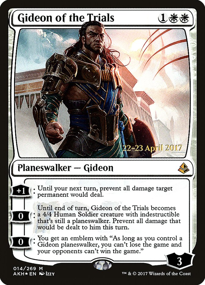 Gideon of the Trials [Amonkhet Prerelease Promos] | Black Swamp Games