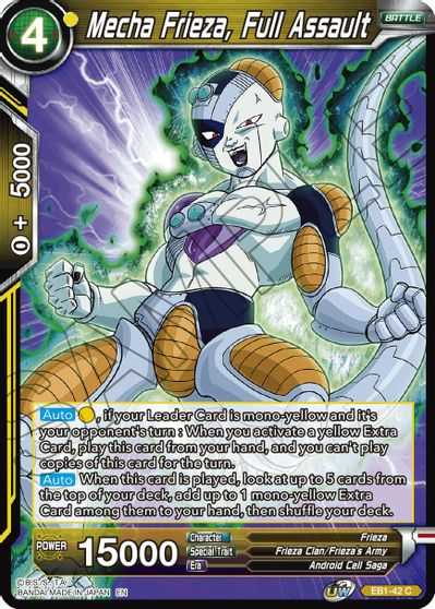 Mecha Frieza, Full Assault (EB1-42) [Battle Evolution Booster] | Black Swamp Games
