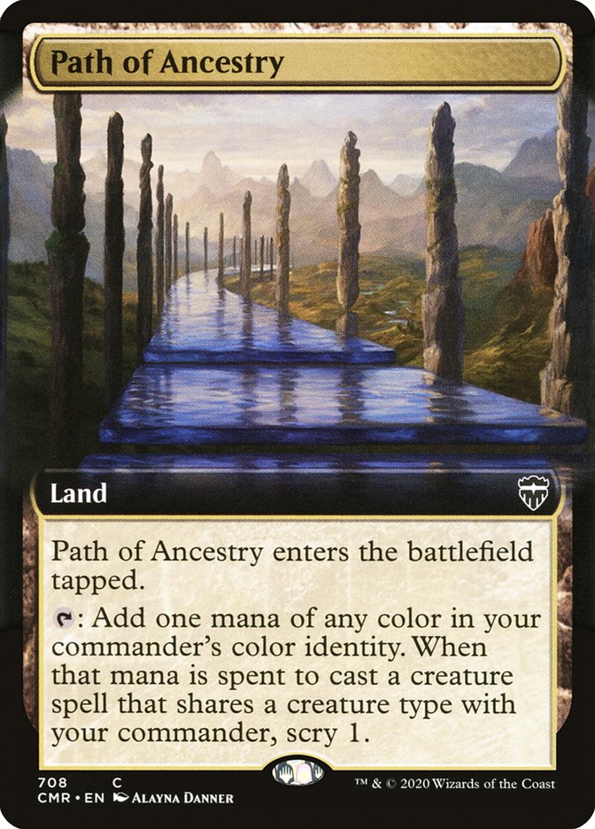 Path of Ancestry (Extended Art) [Commander Legends] | Black Swamp Games