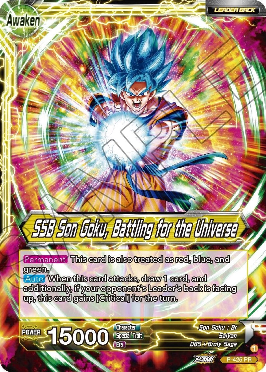 Son Goku // SSB Son Goku, Battling for the Universe (P-425) [Promotion Cards] | Black Swamp Games