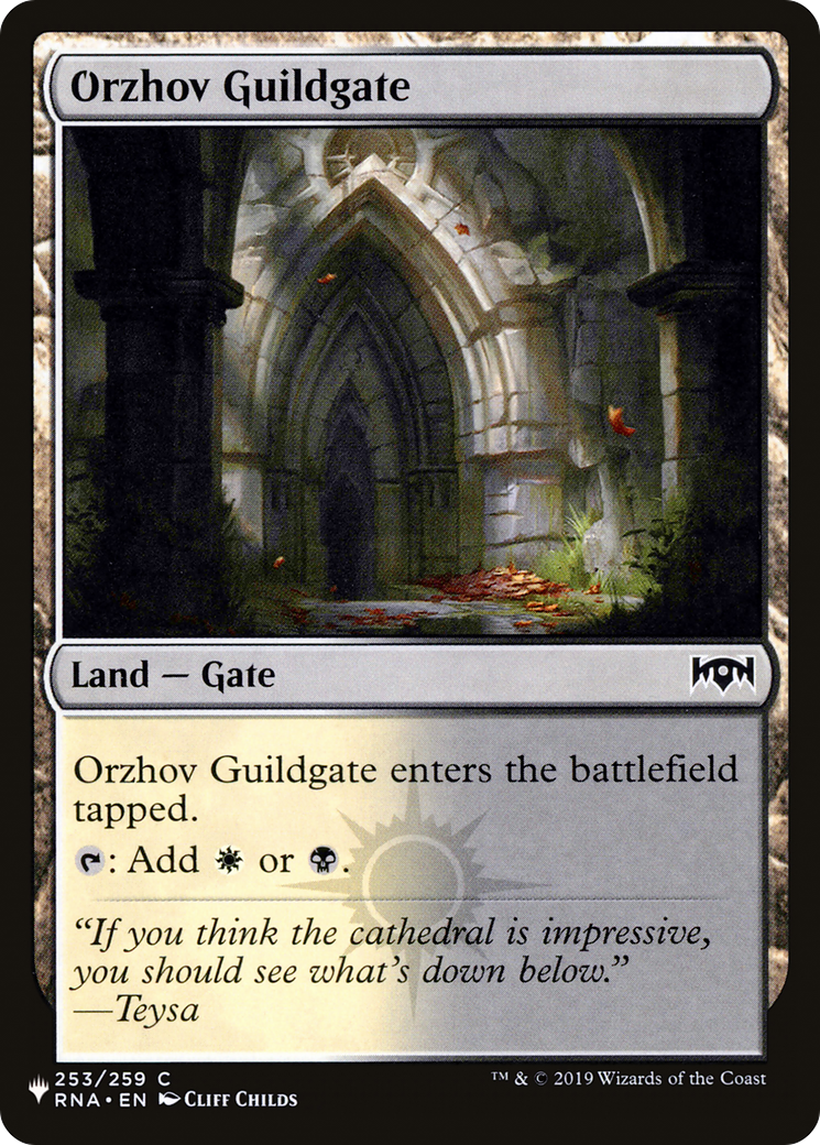 Orzhov Guildgate (253) [The List] | Black Swamp Games