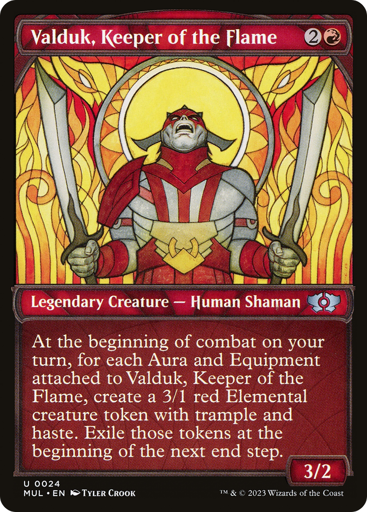Valduk, Keeper of the Flame [Multiverse Legends] | Black Swamp Games
