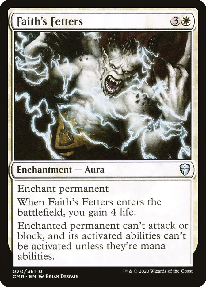 Faith's Fetters [Commander Legends] | Black Swamp Games