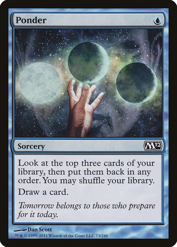Ponder [Magic 2012] | Black Swamp Games