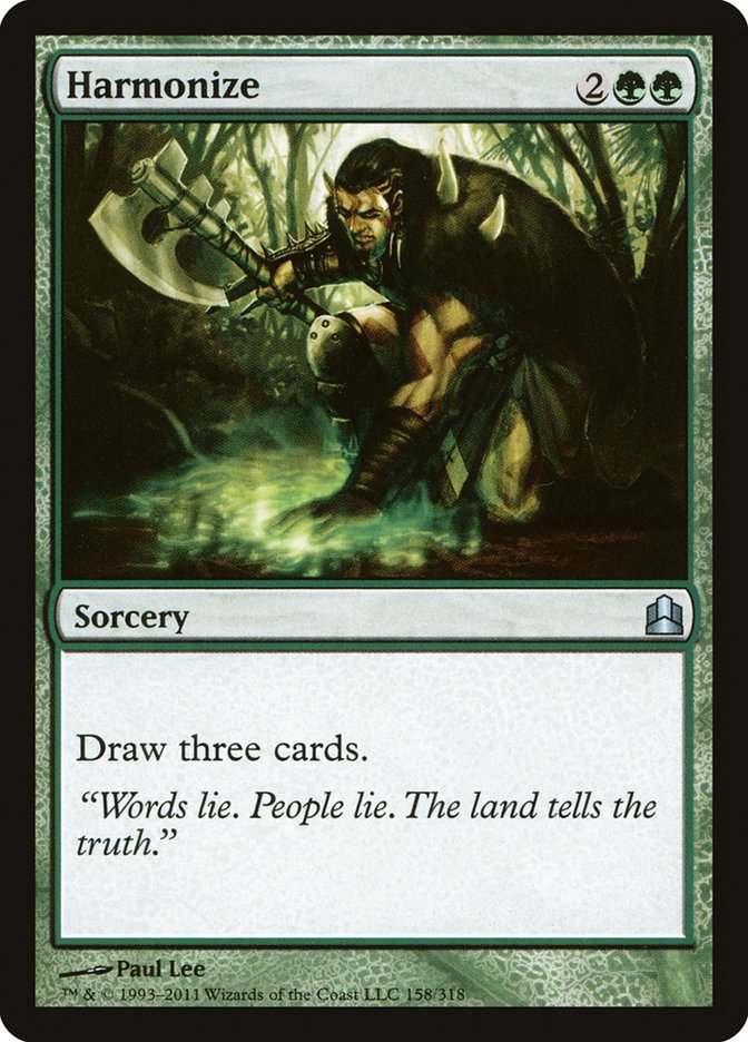 Harmonize [Commander 2011] | Black Swamp Games