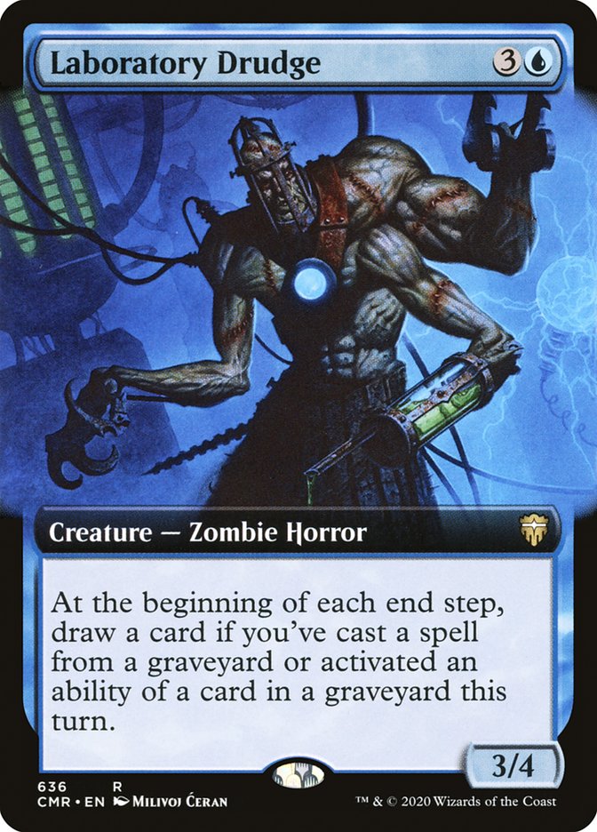 Laboratory Drudge (Extended Art) [Commander Legends] | Black Swamp Games